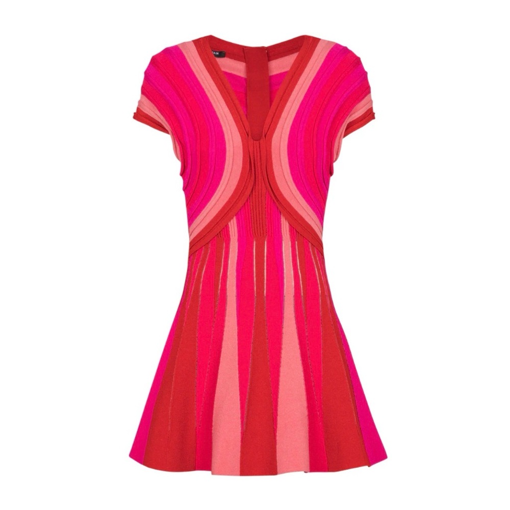 Balmain
ROLLED FLARE DRESS